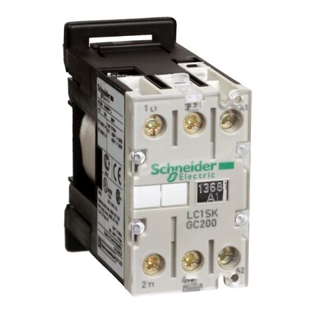 Schneider Electric TeSys SK Contactor, 220V ac Coil, 2-Pole, 5 A, 4.2 VA 220V ac, 2 NO, 690V ac