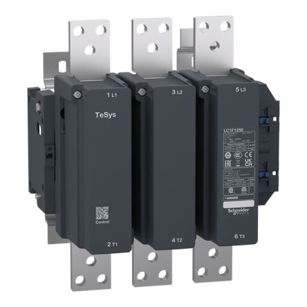 Schneider Electric TeSys F Contactor, 230V ac Coil, 3-Pole, 1.26 kA, 120 W 230V ac, 3 NO, 690V ac