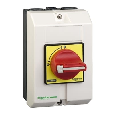 Schneider Electric TeSys VARIO Series Yellow, Red Enclosure, IP65 180 mm, 152 mm, 157 mm