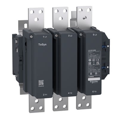 Schneider Electric TeSys F Contactor, 600V Coil, 3-Pole, 1.5 kA, 120 W 600V, 3 NO, 600V