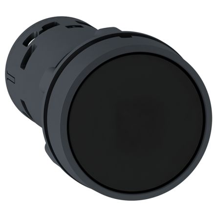Schneider Electric Harmony XB7 Series Push Button Switch, Panel Mount, 22 mm Cutout Black, 2 NO, IP20, IP65