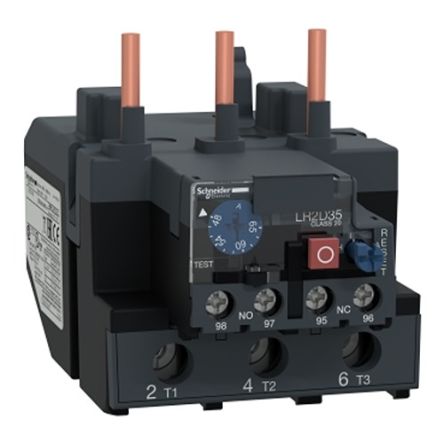 Schneider Electric, LR2D Overload Relay 1 NO/1 NC, 48A, 65 A F.L.C, 65A Contact Rating 3P