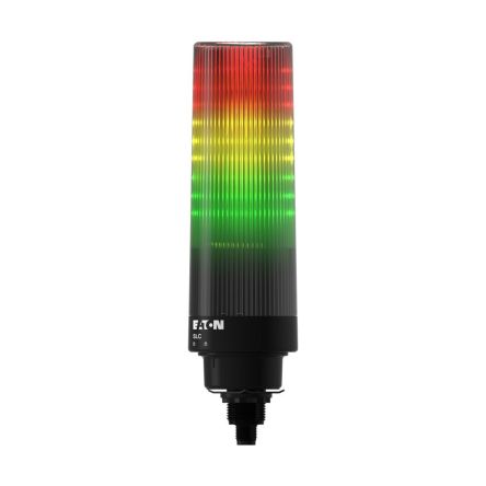 Eaton SLC Series Yellow, Red, Green Signal Tower No Sounder Component, 3 Lights 24V dc Hole