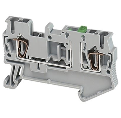 Schneider Electric NSYTRR Series Terminal Block, 2-Way, 2.5mm² Wire, 20A Spring Terminal