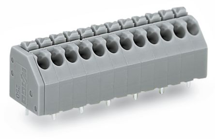 WAGO 250 Series PCB Connector, 3-Contact, 3.5 mm Pitch, 1 Row, 250-203/000-006