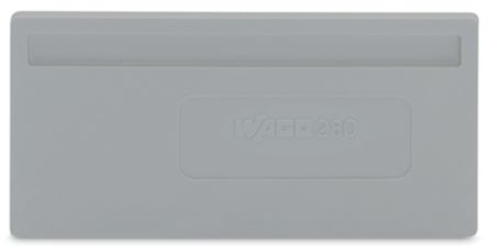 WAGO 280 Series Plate for Use with Rail Mount Terminal Blocks
