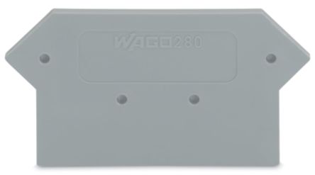 WAGO 280 Series End & Intermediate Plate for Use with Rail Mount Terminal Blocks