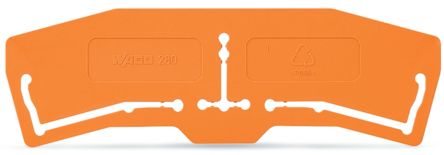 WAGO 280 Series Plate for Use with Rail Mount Terminal Blocks