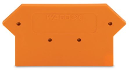 WAGO 280 Series End & Intermediate Plate for Use with Rail Mount Terminal Blocks