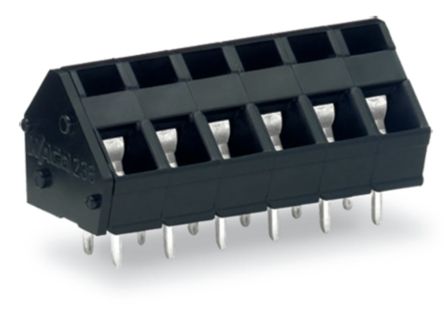 WAGO 236 Series PCB Terminal Block, 3-Contact, 5 mm Pitch, 1 Row, 236-403/334-604