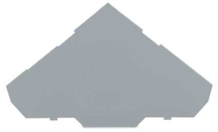 WAGO 280 Series End & Intermediate Plate for Use with Triple Deck Terminal Blocks