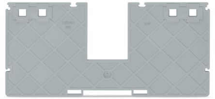 WAGO 885 Series Separator Plate with Jumper Bar for Use with Rail Mount Terminal Blocks