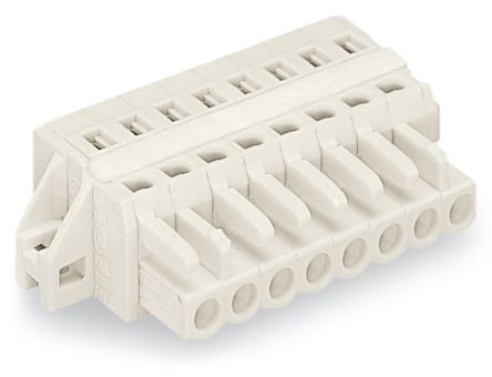 WAGO 721 Series Cable Connector Female Cage Clamp, 20-Pole, 16A, 20-Way