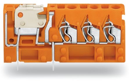 WAGO 742 Series PCB Connector, 1-Contact, 5.08 mm Pitch, Through Hole, 1 Row