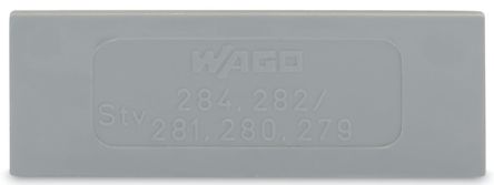 WAGO 281 Series Step Down Intermediate Plate for Use with Rail Mount Terminal Blocks