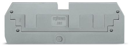 WAGO 282 Series Cover Plate for Use with 3-Conductor Terminal Blocks