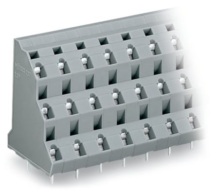 WAGO 737 Series PCB Connector, 9-Contact, 10 mm Pitch, Through Hole, 3 Row