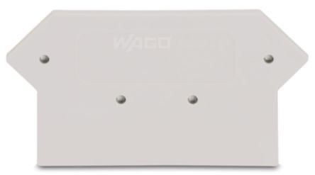 WAGO 281 Series End & Intermediate Plate for Use with Rail Mount Terminal Blocks