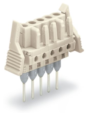 WAGO 722 Series Pluggable Connectors for Use with Rail Mount Terminal Blocks