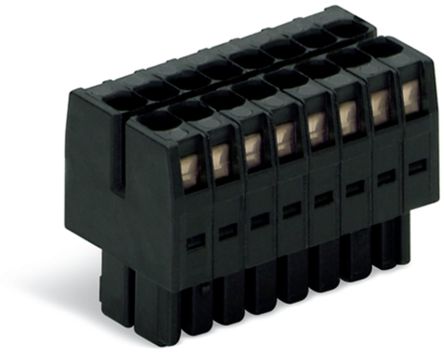 WAGO 713 Series Connector Female Cage Clamp, 16-Pole, 10A, 16-Way