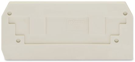 WAGO 284 Series End & Intermediate Plate for Use with Rail Mount Terminal Blocks