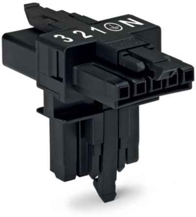 WAGO 890 Series Plug-in Connector Female, 5-Pole, 16A, 5-Way, IP20, IP40