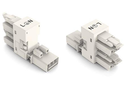 WAGO 890 Series Plug-in Connector Female, 3-Pole, 16A, 3-Way, IP20, IP40
