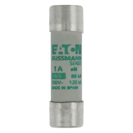 Eaton 1A AM Ceramic Cartridge Fuse, 14 x 51 mm