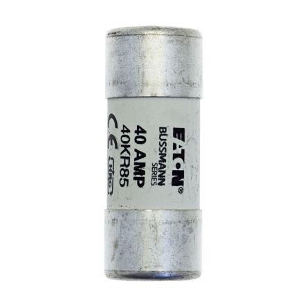 Eaton 40A Cartridge Fuse, 23 x 57 mm
