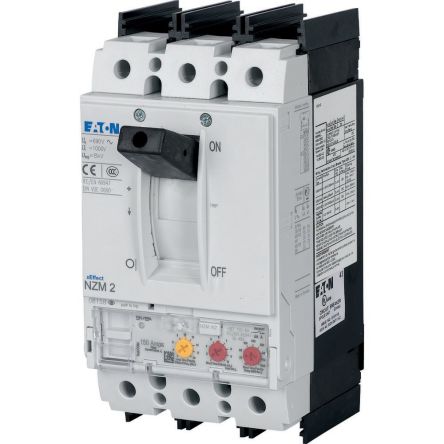 Eaton, NZM, NZM Molded Case Circuit Breaker 3-Pole 225A, Breaking Capacity 5 kA, Fixed