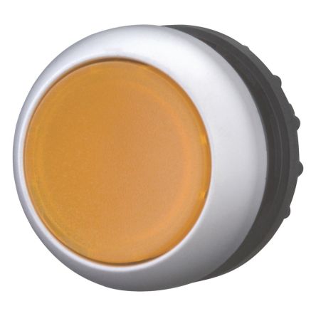 Eaton M22 Series Push Button Switch, Maintained, 22.5 mm Cutout, Orange LED, IP67, IP69K