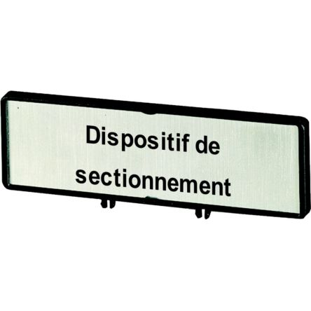 Eaton Label for Use with T5B, T5, P3, Pre-printed "Supply Disconnecting Device