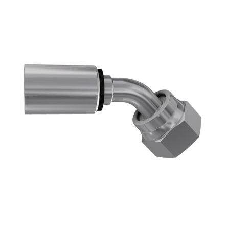 Parker 1J748-8-4 Hydraulic Fitting Female, 45 °, Steel, 0.25 in Hose ID