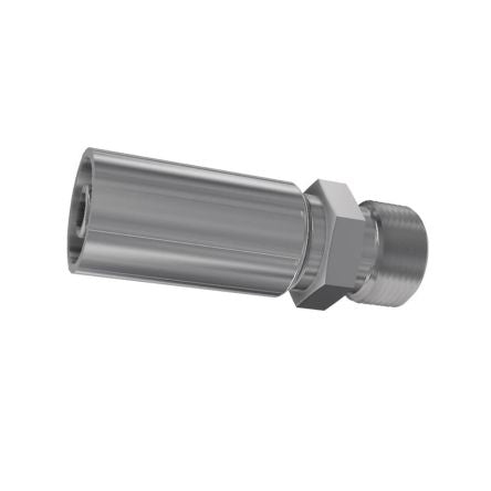 Parker 1D248-16-10 Hydraulic Fitting Male Metric, 24 °, Steel, 0.625 in Hose ID