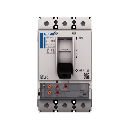 Eaton, NZM, NZM Molded Case Circuit Breaker 4-Pole 100A, Breaking Capacity 5 kA, Plug-in
