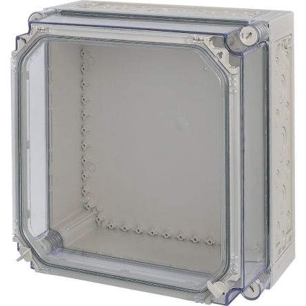 Eaton xEnergy Safety Series Light Grey Plastic General Purpose Enclosure, IP65, IK10 Flanged 375 mm, 225 mm, 375 mm