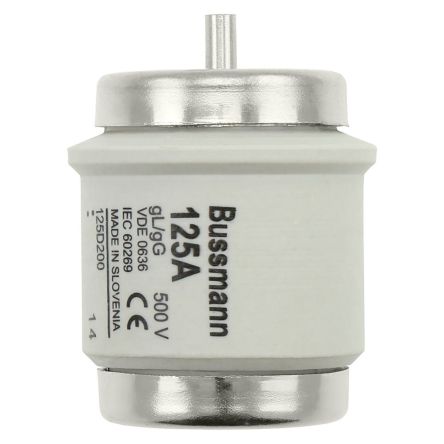 Eaton 125A GG Ceramic Cartridge Fuse, 56 x 46 mm