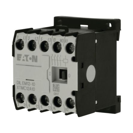 Eaton Eaton Moeller Contactor, 24V Coil, 3-Pole, 2.5 A, 3 kW 24V, 1 NO, 690V
