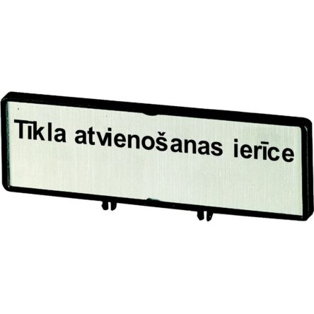 Eaton Label for Use with T3, T0, P1, Pre-printed "Supply Disconnecting Device