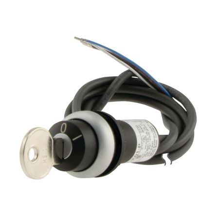 Eaton IP65, IP66 Key Switch, 1 NO/1 NC, 4A 2-Way MS1-Key