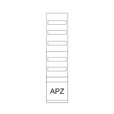Eaton ZSD Series Empty Distribution Panel for Use with Enclosure 150 mm x 1.05 m x 250mm