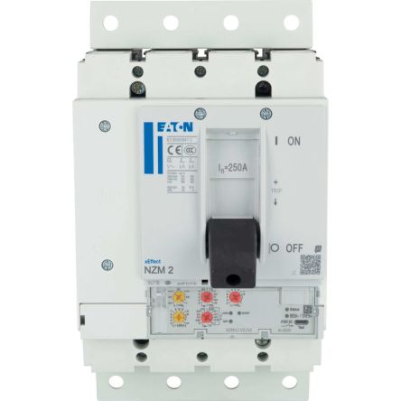 Eaton, NZM, NZM Molded Case Circuit Breaker 4-Pole 250A, Breaking Capacity 5 kA
