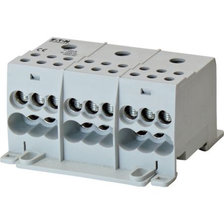 Eaton xEnergy Series Pluggable Terminal Block, 3-Contact, 1 Row, 102708 BPZ-KB-6/175-ALU
