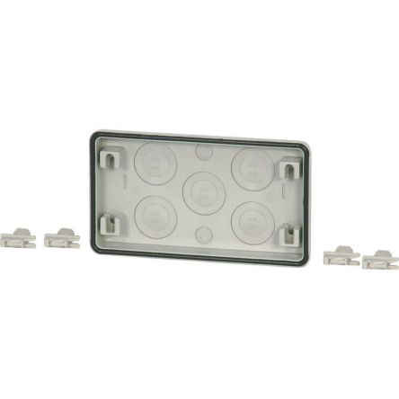 Eaton Plastic Mounting Flange, 205mm W, 115 mm L for Use with Basic Enclosure