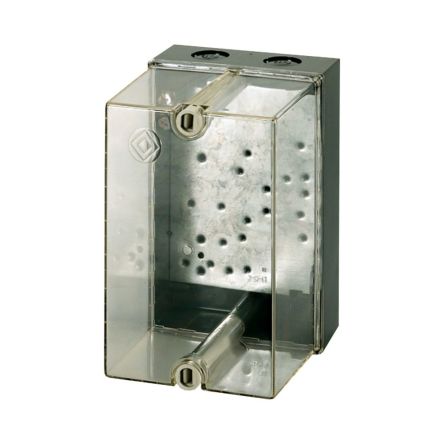 Eaton Eaton Moeller Series Transparent Plastic General Purpose Enclosure, IP65 128 mm, 165 mm, 110 mm