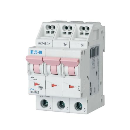 Eaton Eaton Moeller Miniature Circuit Breaker, 3-Pole, 2A, Type C, 400V ac AC, 10 kA Breaking Capacity