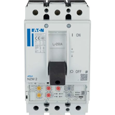 Eaton, NZM, NZM Molded Case Circuit Breaker 3-Pole 250A, Breaking Capacity 5 kA, Fixed