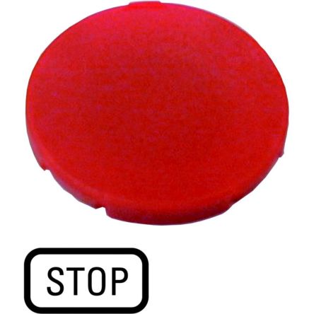 Eaton Button Plate for Use with Push Button, Pre-printed "OFF