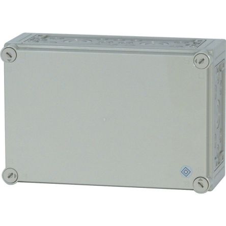 Eaton xEnergy Safety Series Light Grey Plastic General Purpose Enclosure, IP65, IK10 Flanged 375 mm, 150 mm, 250 mm