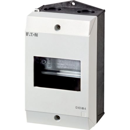 Eaton Eaton Moeller Series Light Grey, Black Plastic General Purpose Enclosure, IP65, IK06 100 mm, 181 mm, 100 mm